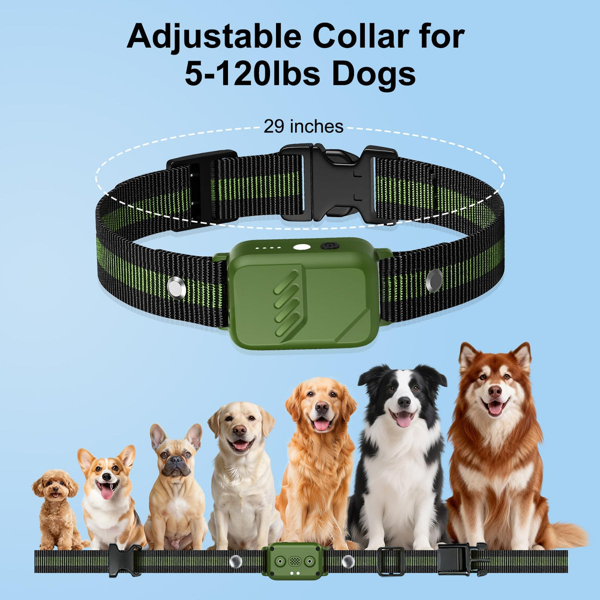 IP68 Waterproof Dog Training Collar with Remote F68022