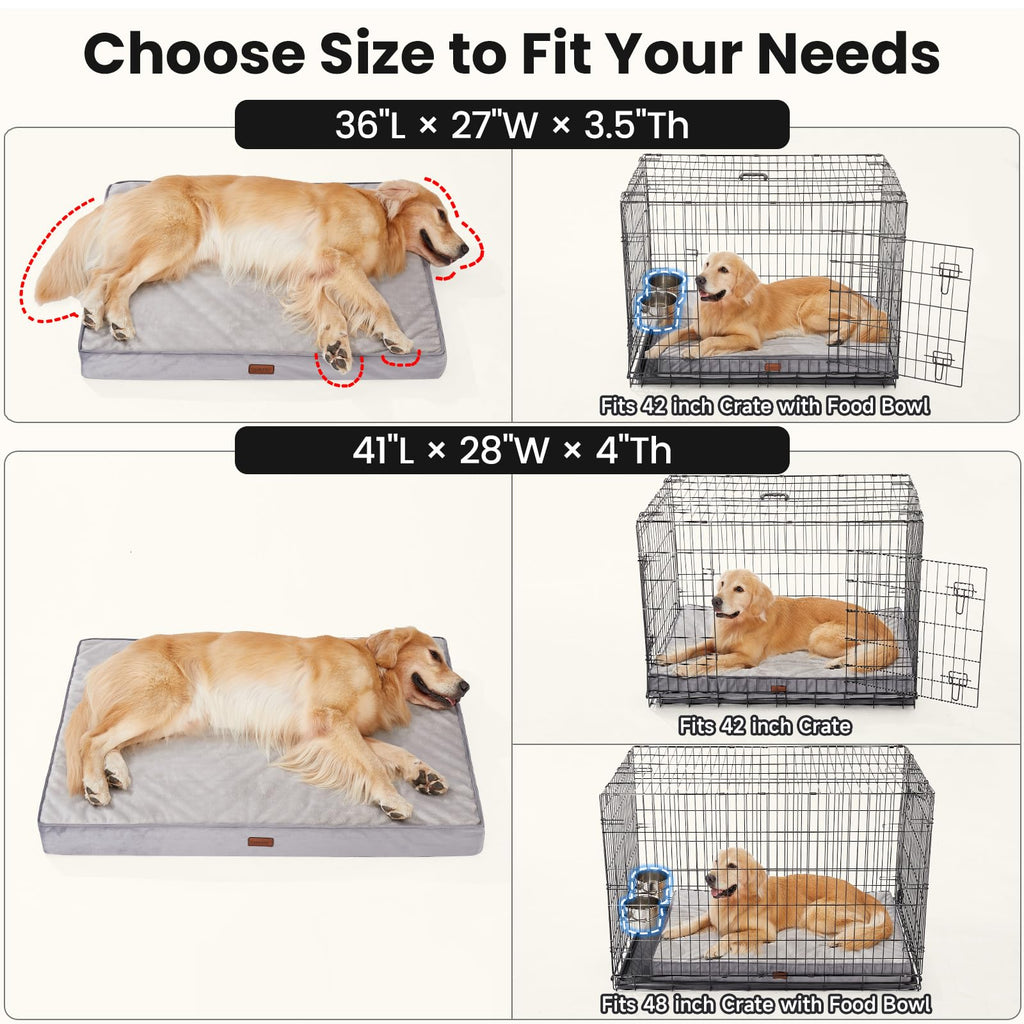 Large Reversible Memory Foam Dog Bed O965473