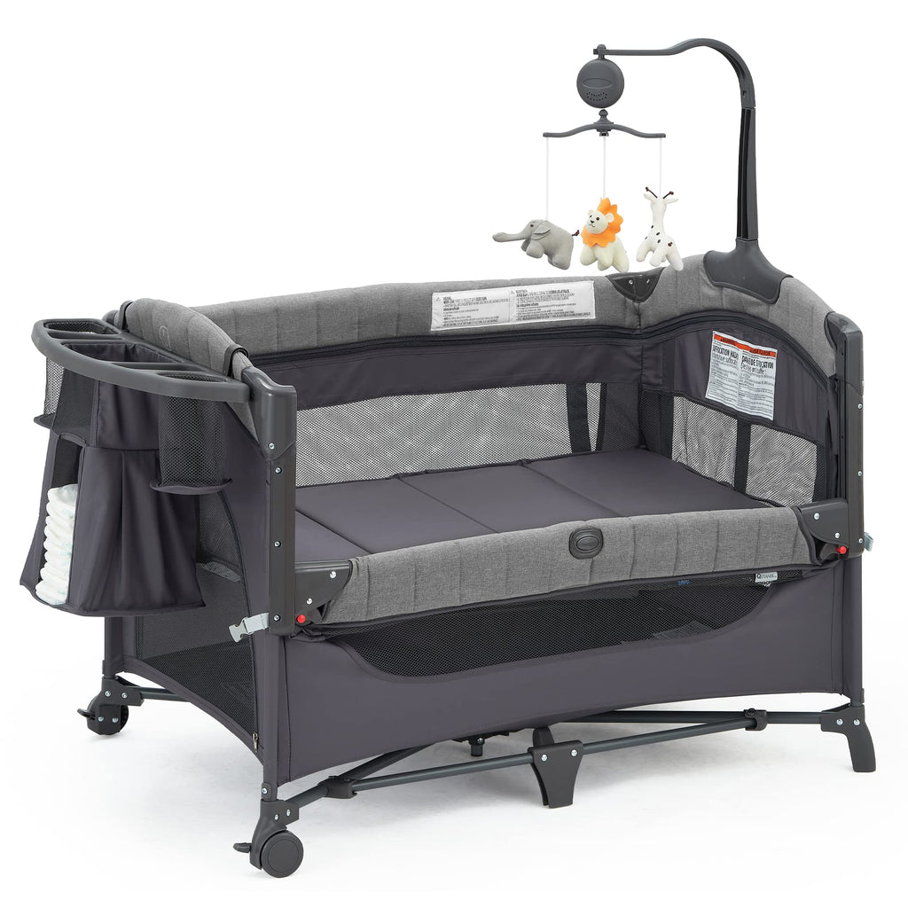 5-in-1 Pack and Play with Bassinet and Changing Table H4734