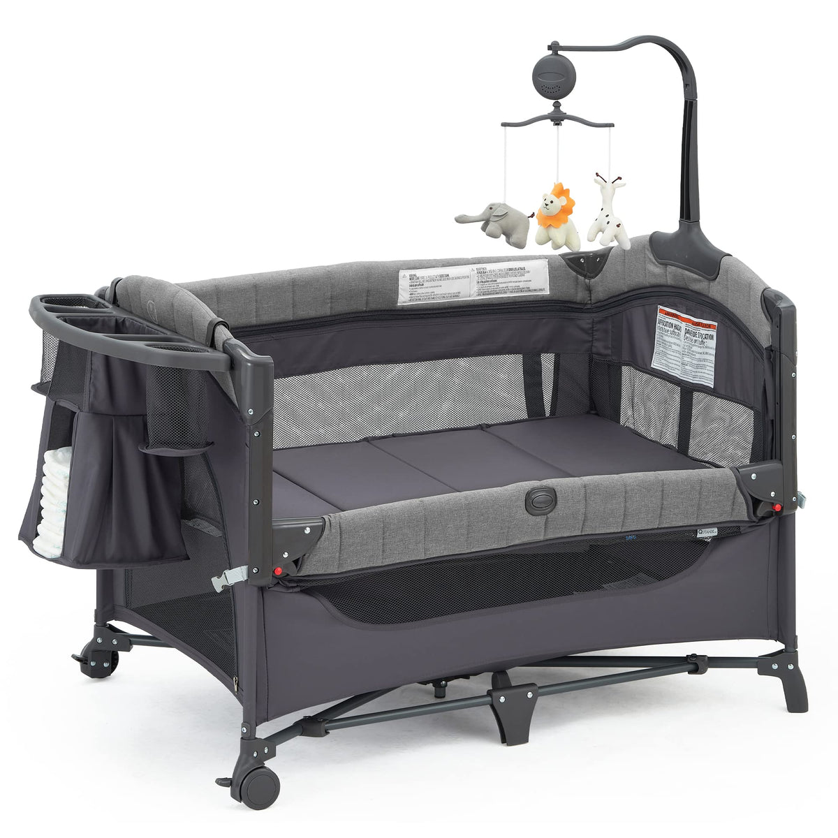 5-in-1 Pack and Play with Bassinet and Changing Table H4734