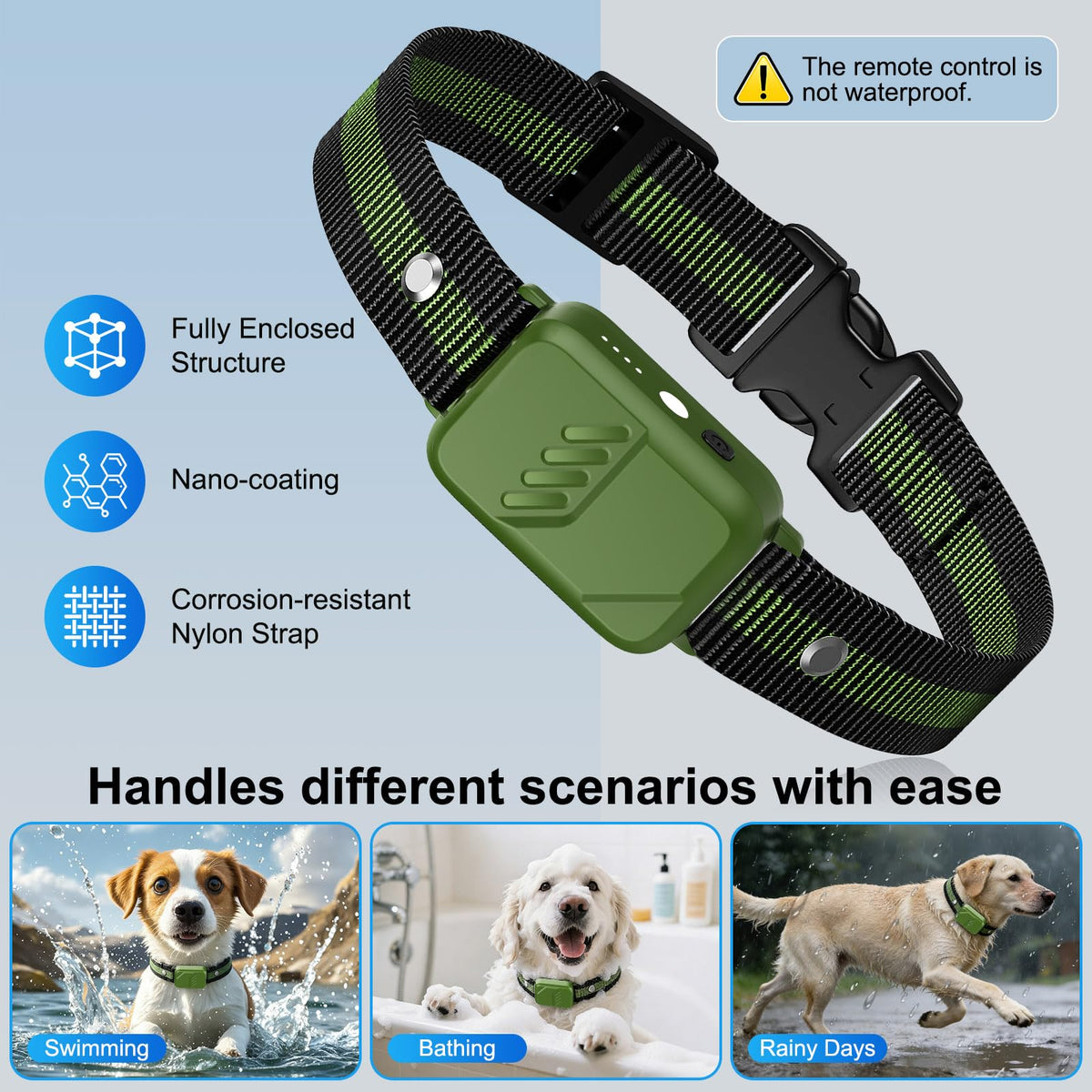 IP68 Waterproof Dog Training Collar with Remote F68022