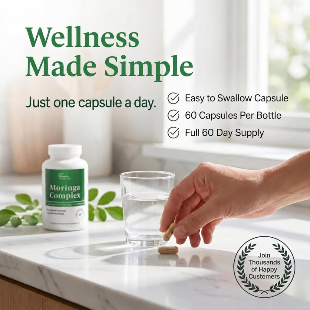 Moringa Oleifera Capsules with 20:1 Leaf Extract F43037