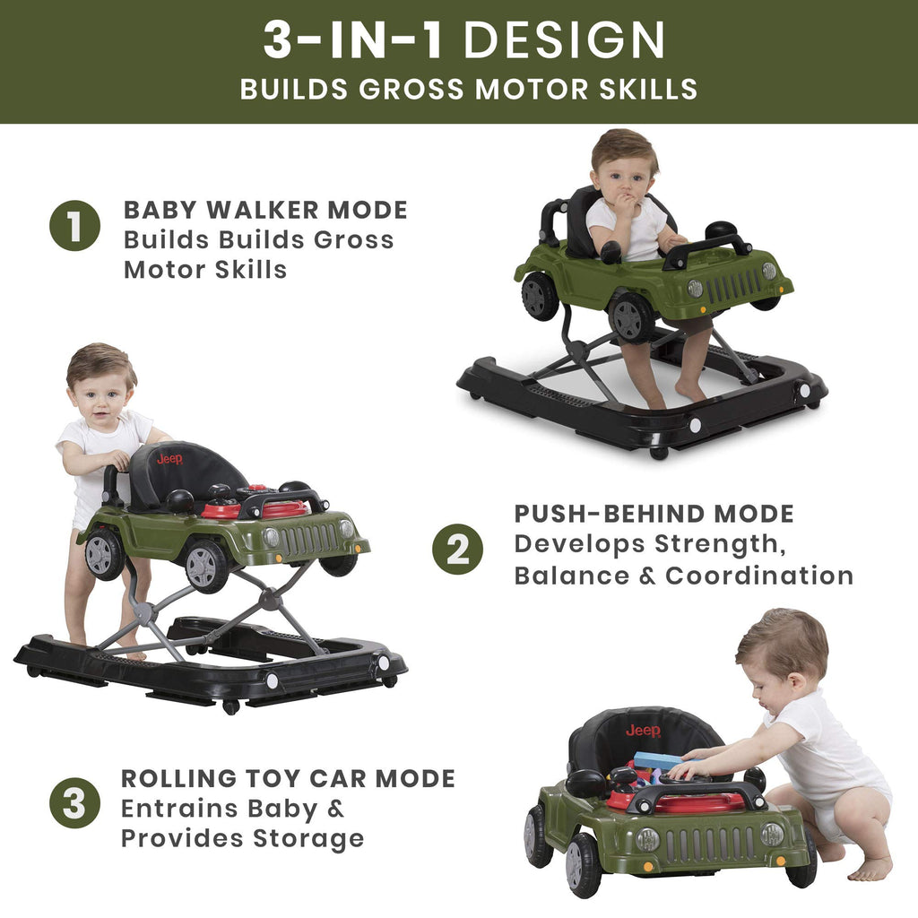 Green 3-in-1 Activity Walker H66506