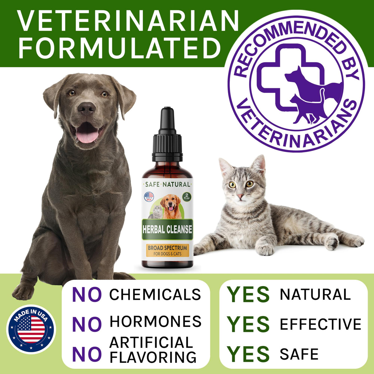 Herbal Cleanse for Cats and Dogs 2.0FlOz D9382