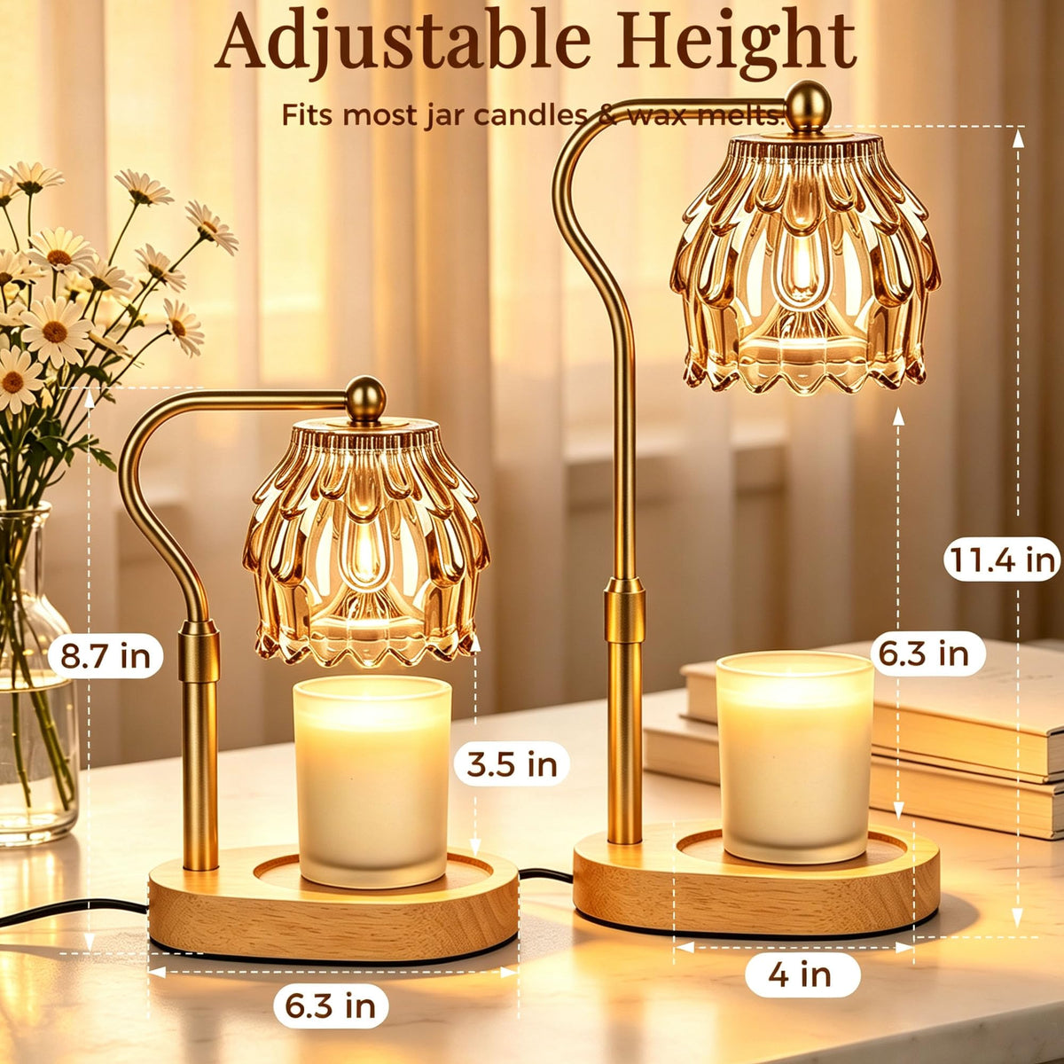 Candle Warmer Lamp with Timer J426466