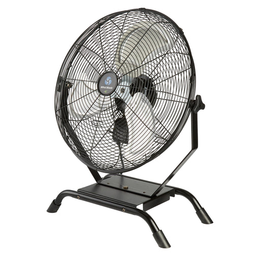 24 Inch Steel Floor and Wall-Mount Misting Fan D801