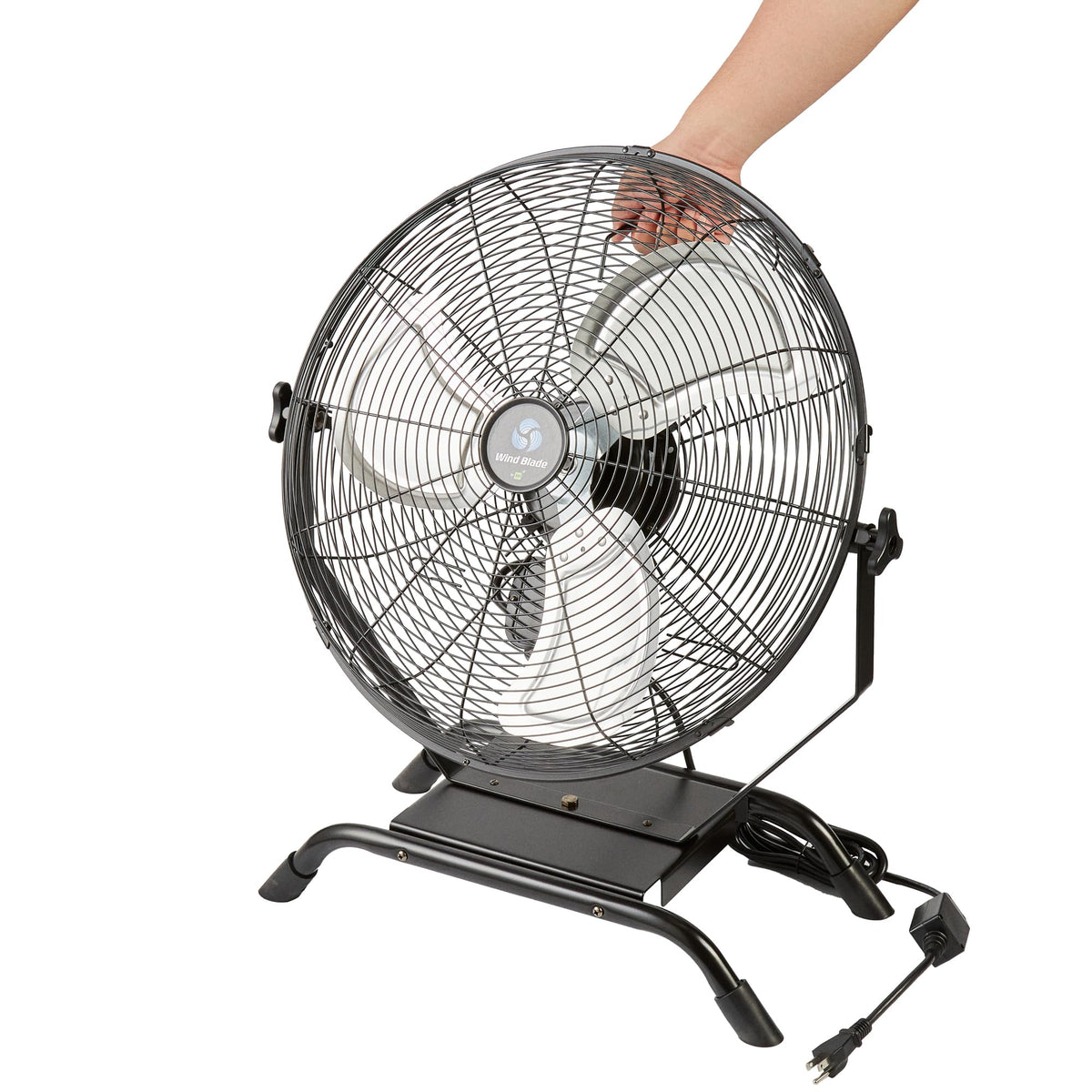24 Inch Steel Floor and Wall-Mount Misting Fan D801