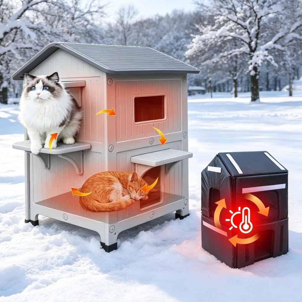 Insulated Outdoor Cat House G72006