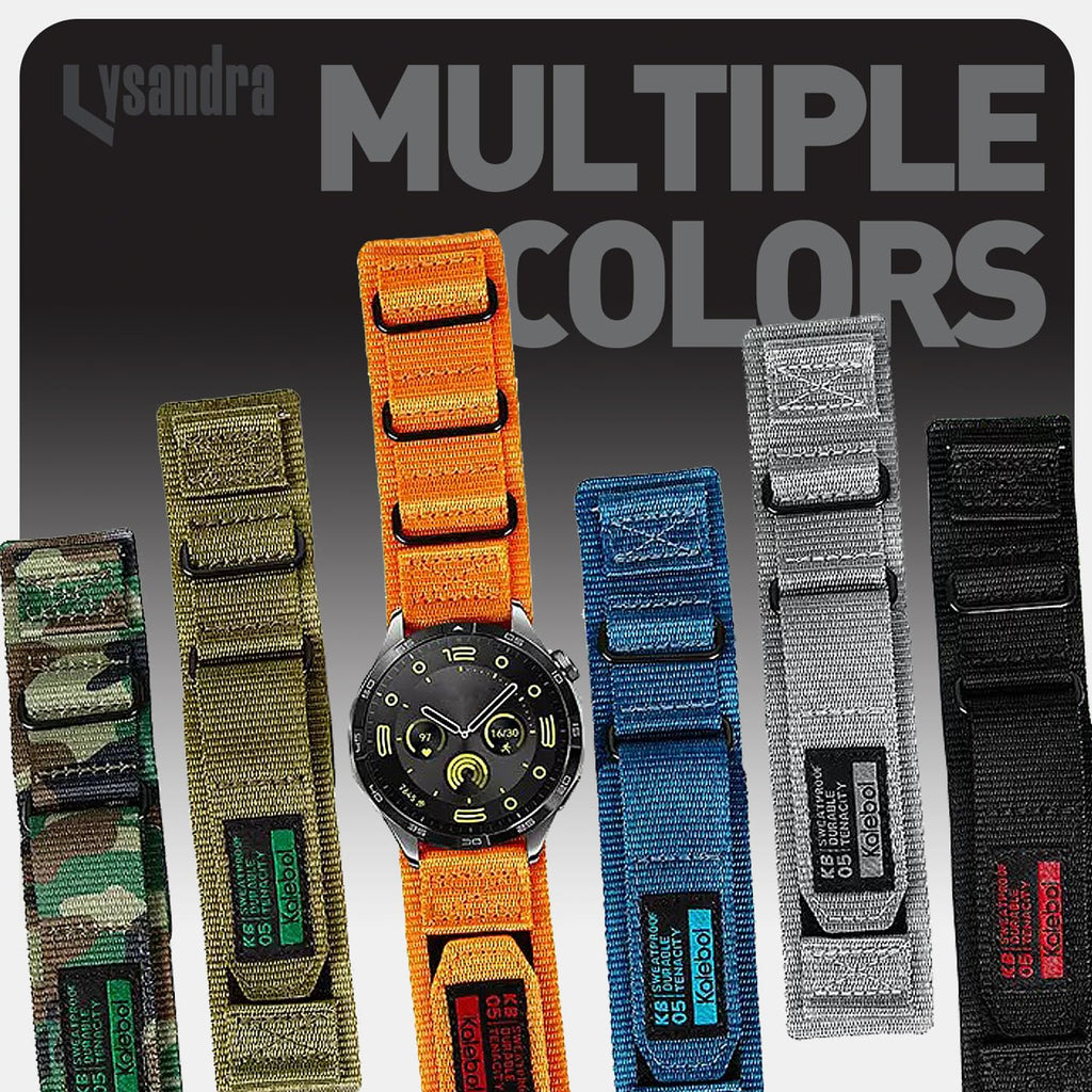 Compatible with Garmin Venu X1 Nylon Sports Strap Y2658