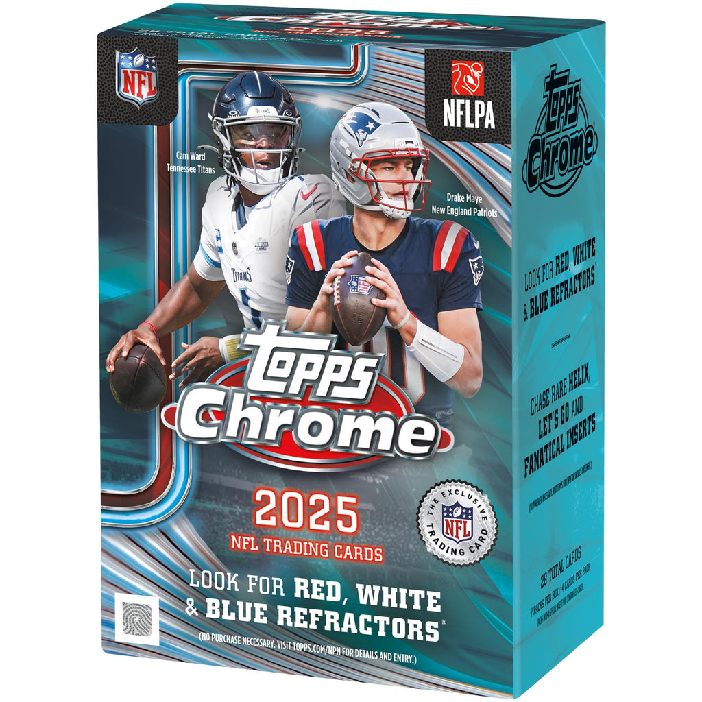 2025 Topps Chrome NFL Football Value Box Q1491