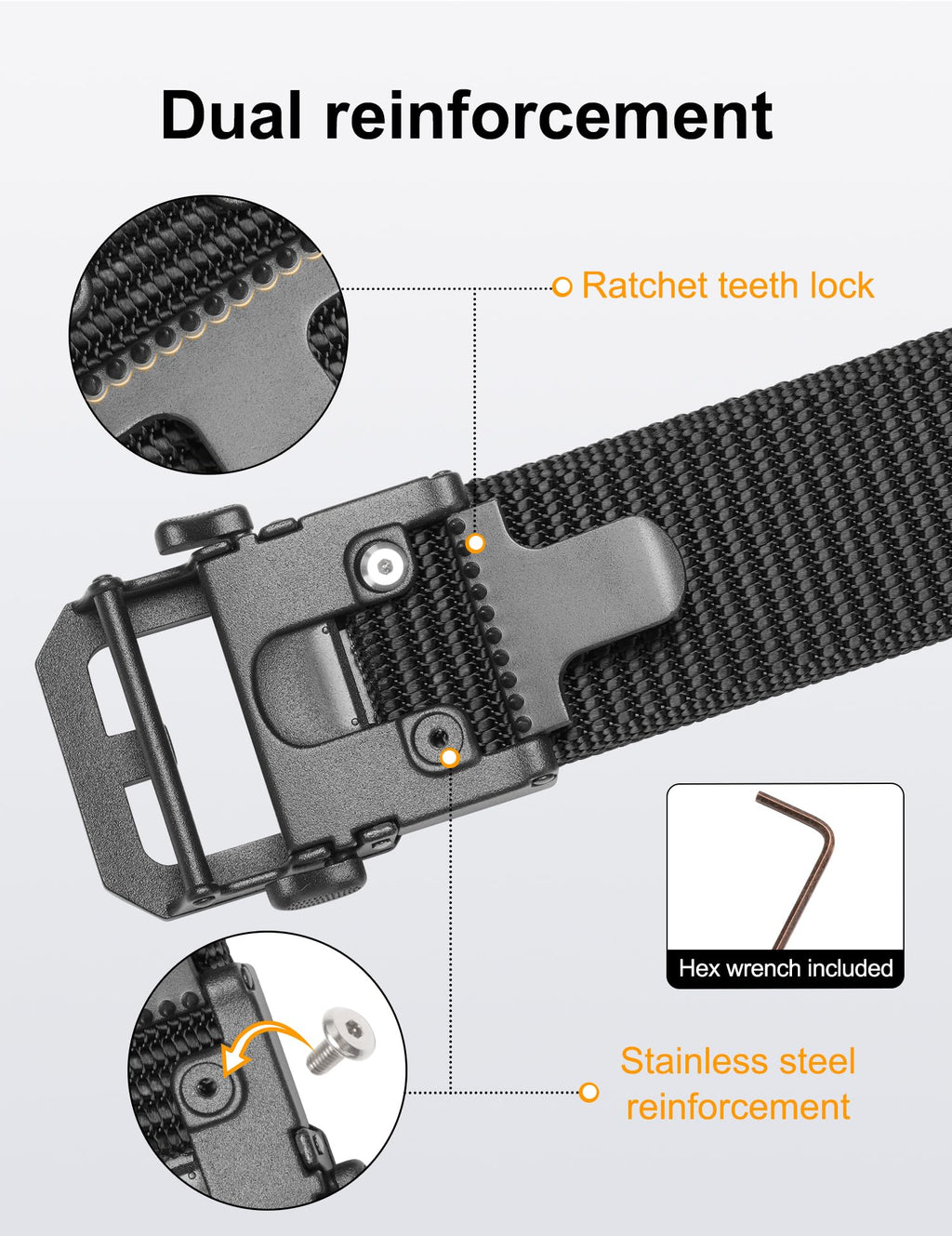 Men's 1.7" Tactical Belt O78349