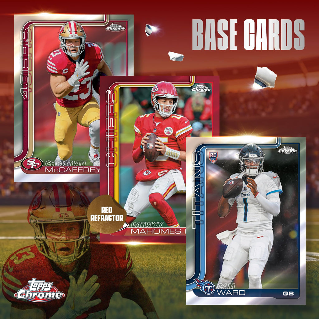 2025 Topps Chrome NFL Football Value Box Q1491