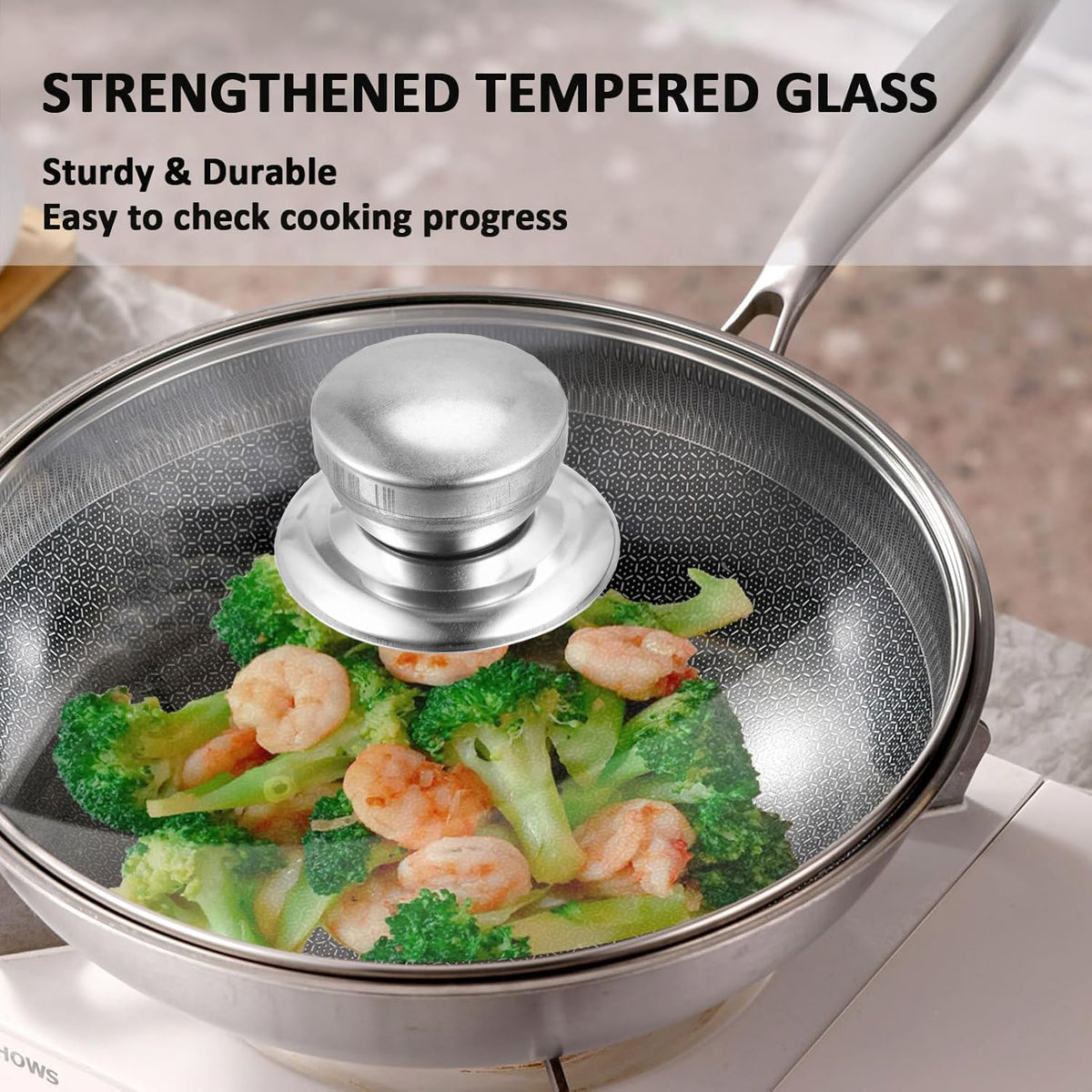 10 Inch Glass Pan Lid X697