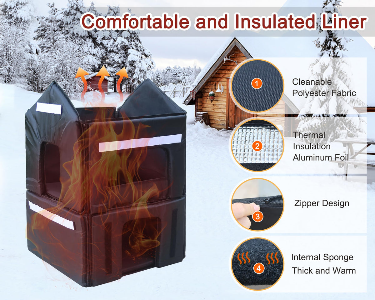 Insulated Outdoor Cat House G72006