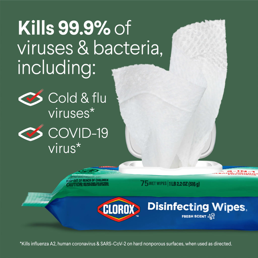 Disinfecting Wipes Fresh Scent 75 Count 3 Pack G35509