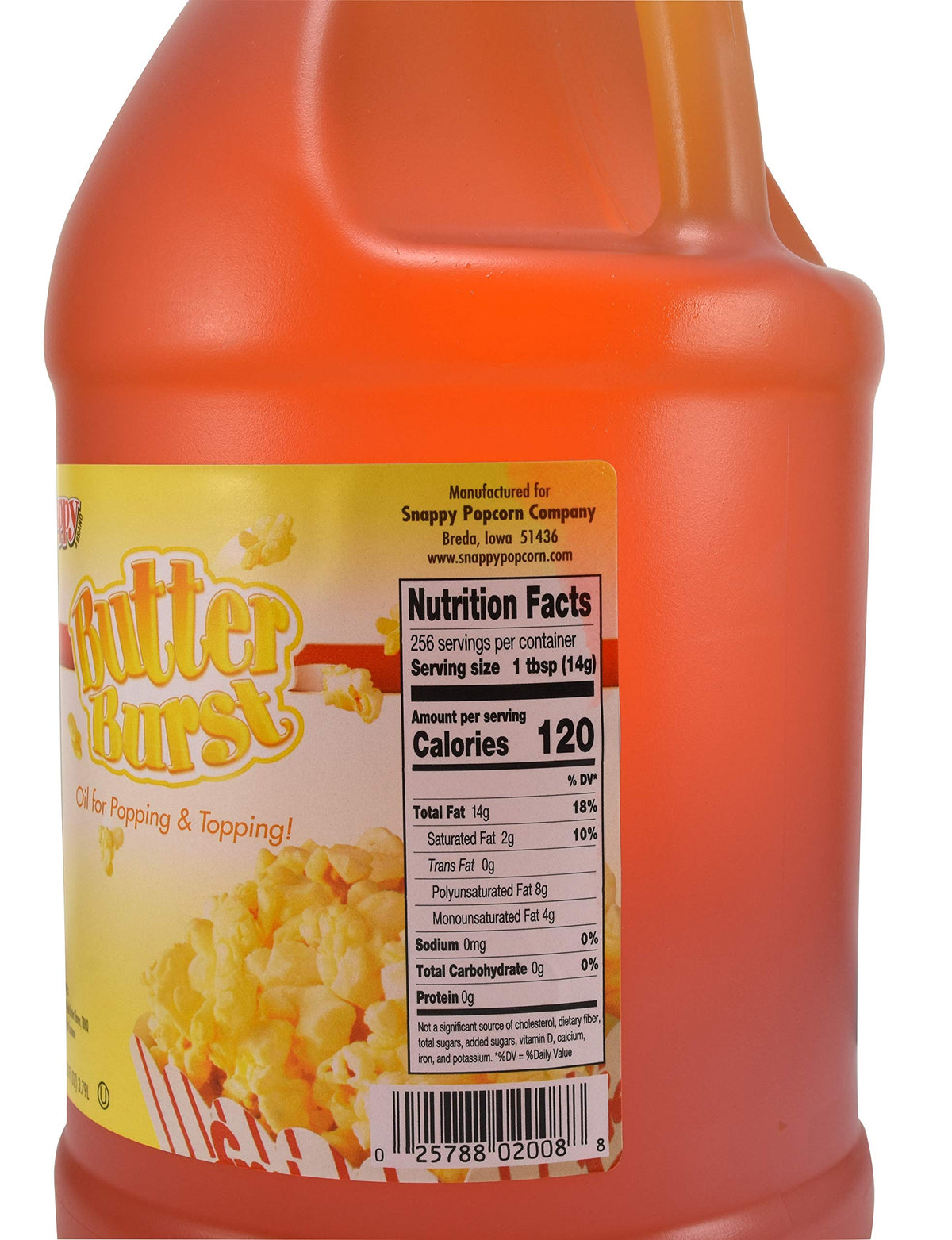 Popcorn Oil, 1 Gallon J4100