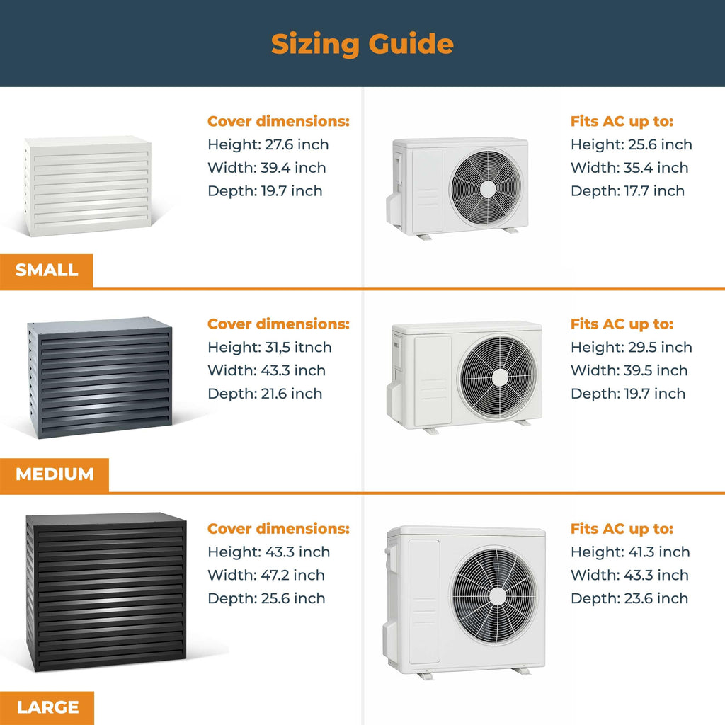 Aluminium Mini Split AC Cover Y599827