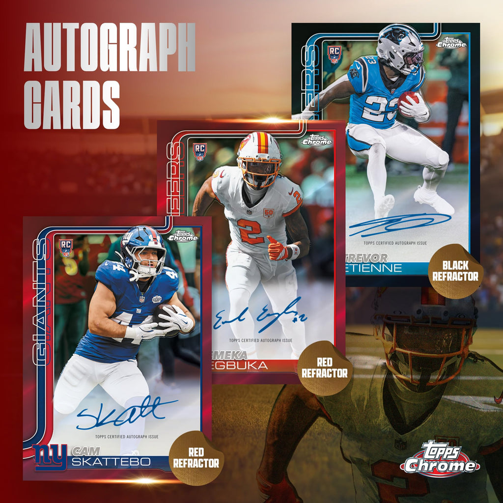 2025 Topps Chrome NFL Football Value Box Q1491