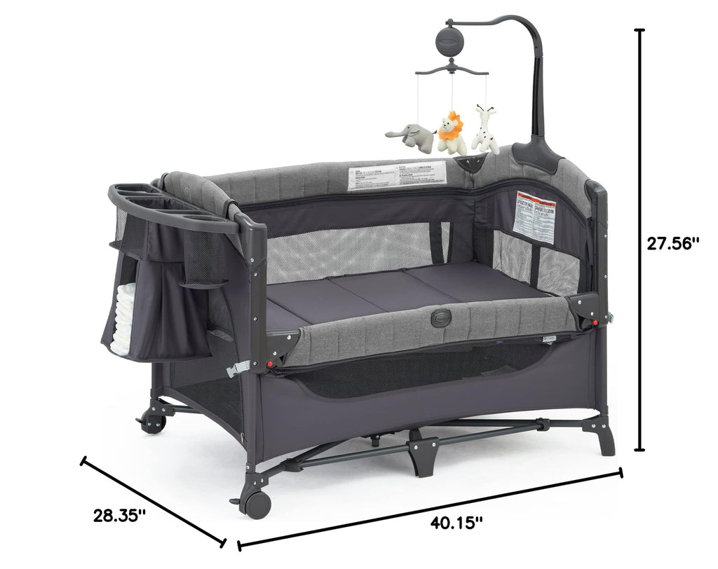 5-in-1 Pack and Play with Bassinet and Changing Table H4734