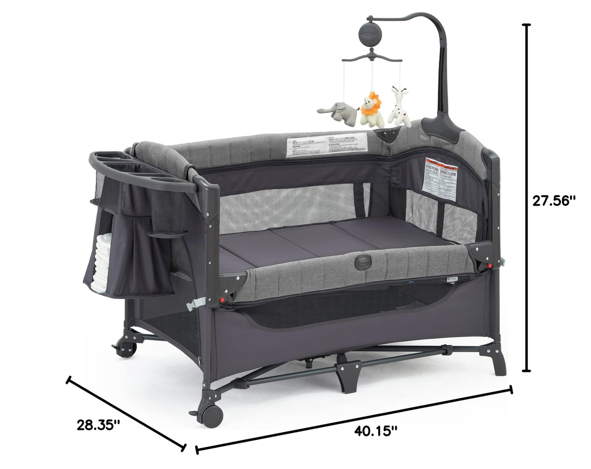 5-in-1 Pack and Play with Bassinet and Changing Table H4734