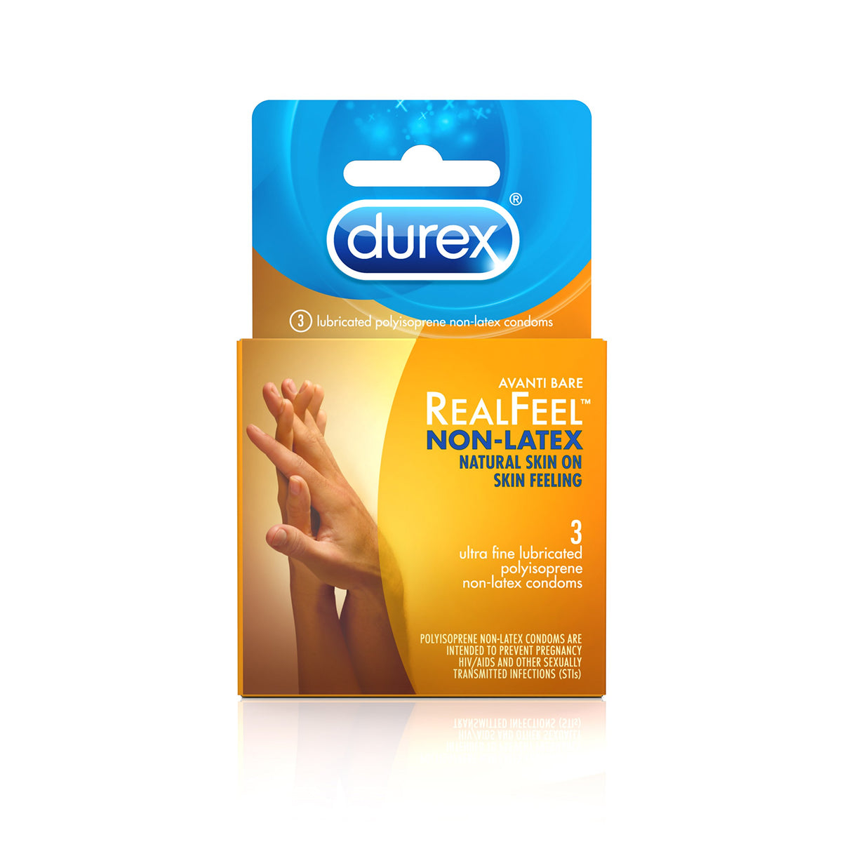 Real Feel Non Latex Condoms, 3 Count B961