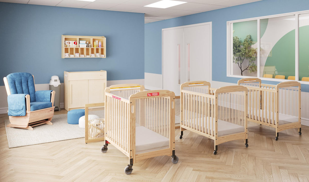 Daycare Changing Table with Built-in Shelving Y9228