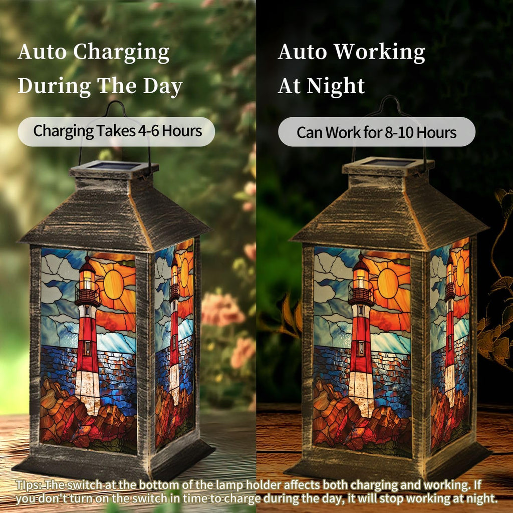 Solar Powered Waterproof Hanging Lantern T300783
