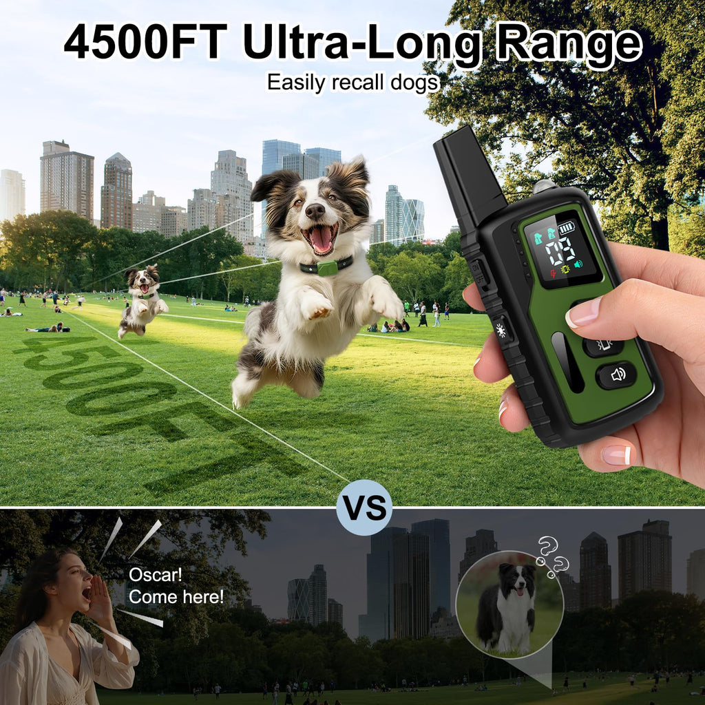 IP68 Waterproof Dog Training Collar with Remote F68022