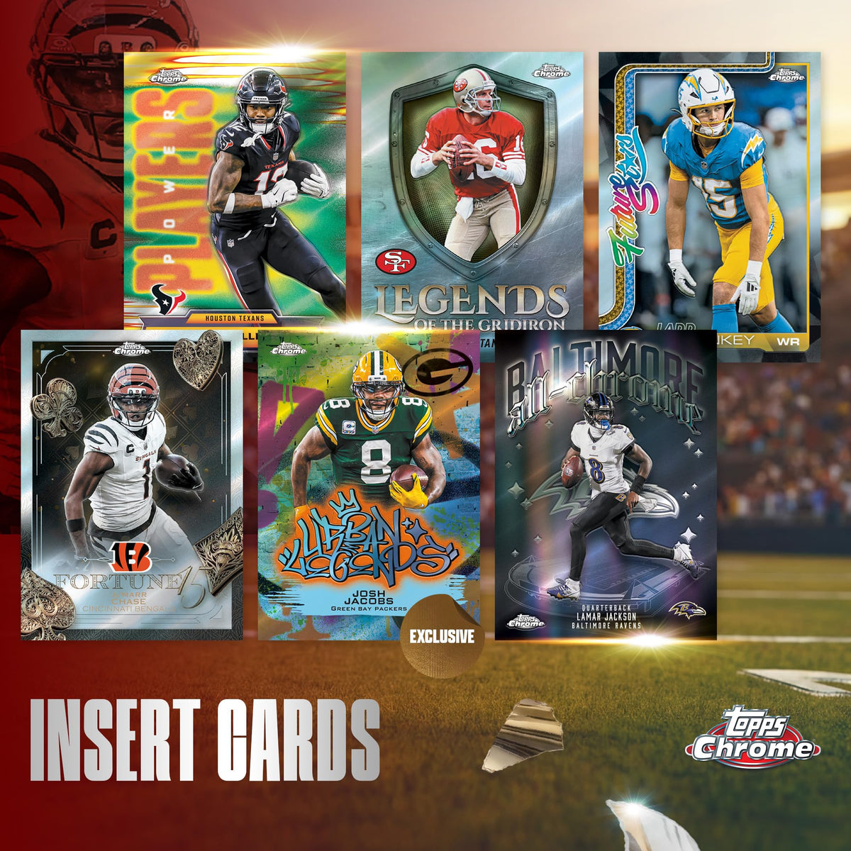 2025 Topps Chrome NFL Football Value Box Q1491