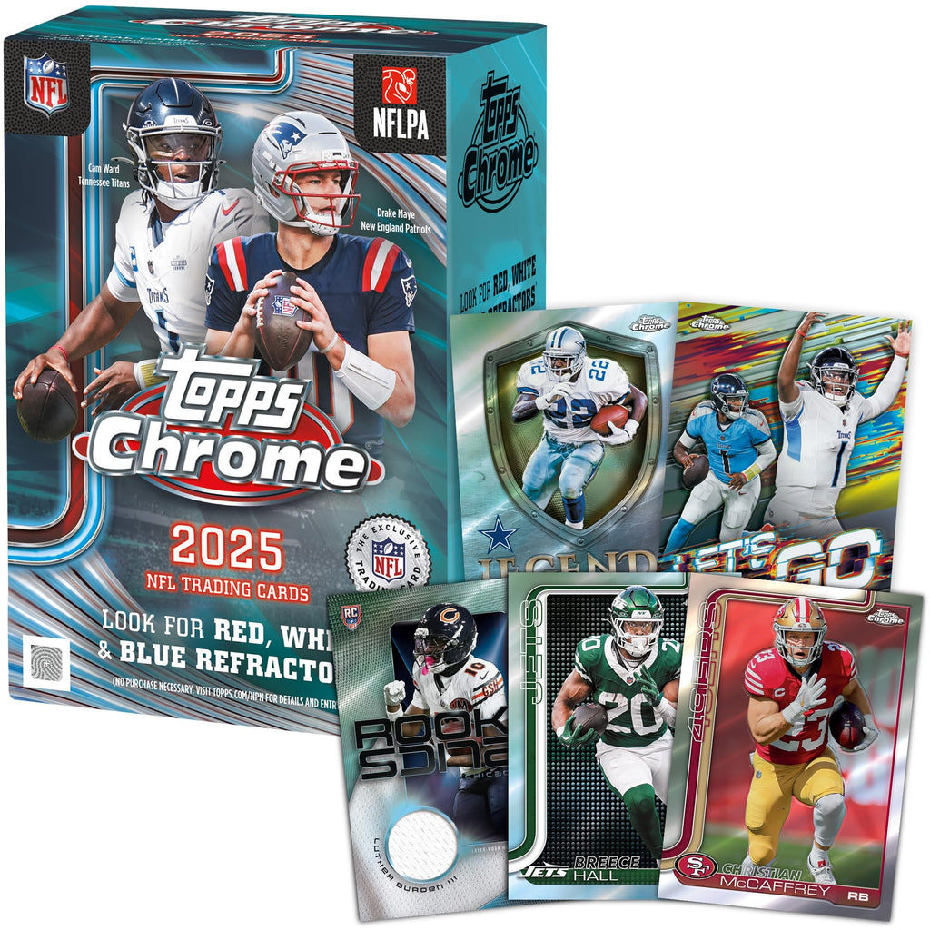 2025 Topps Chrome NFL Football Value Box Q1491