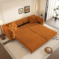 Orange Velvet Sofa Bed M1710
